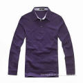 Men's Long-sleeved Polo Shirt, Available in Various Styles/Designs, Comfortable and Eco-Friendly